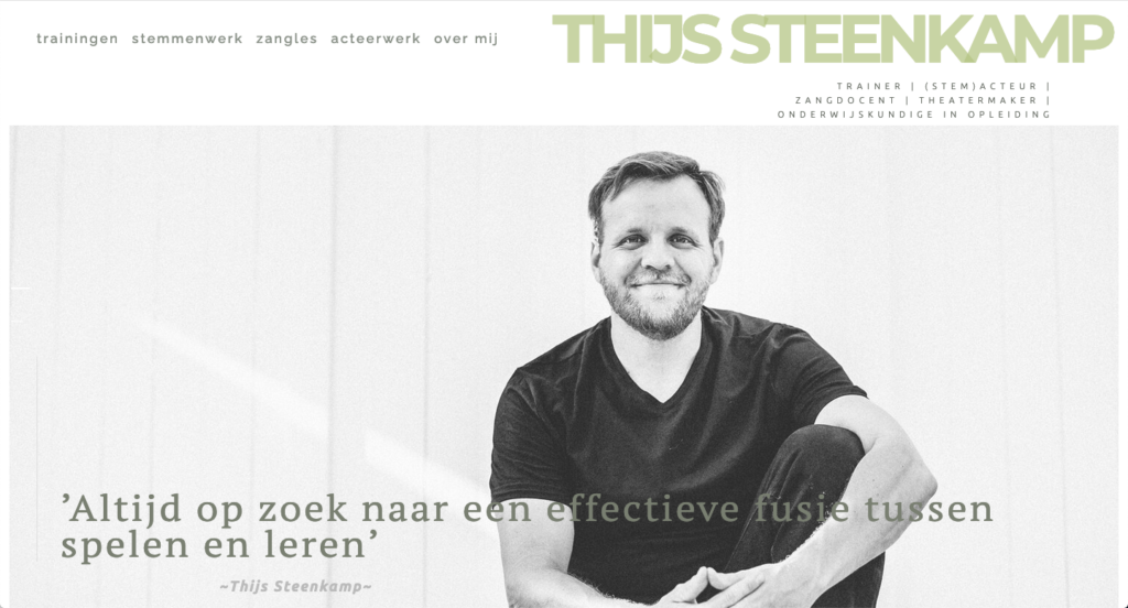 Thijs Steenkamp | webdesign De Loesmakerij
